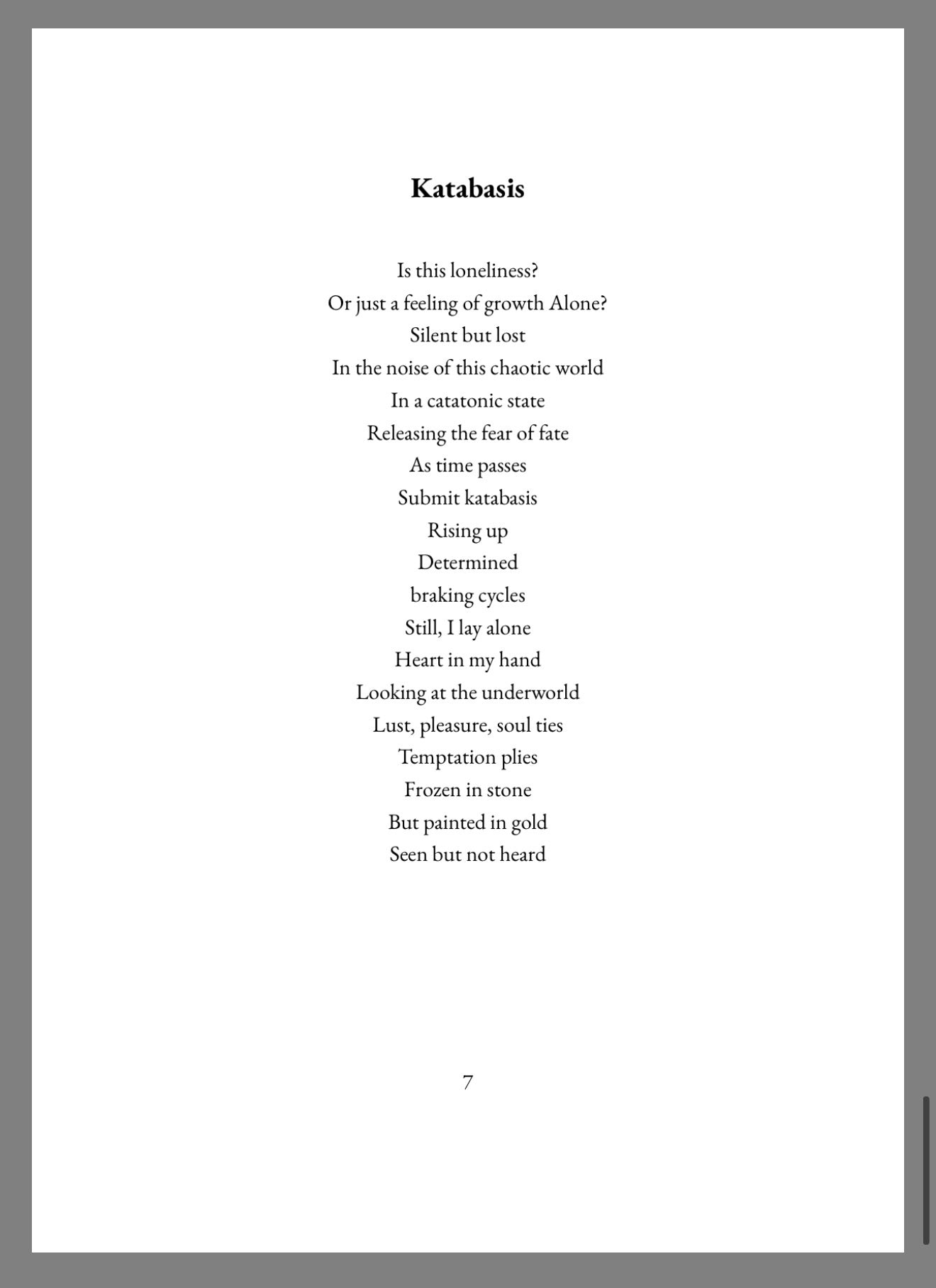 Breath between Wounds