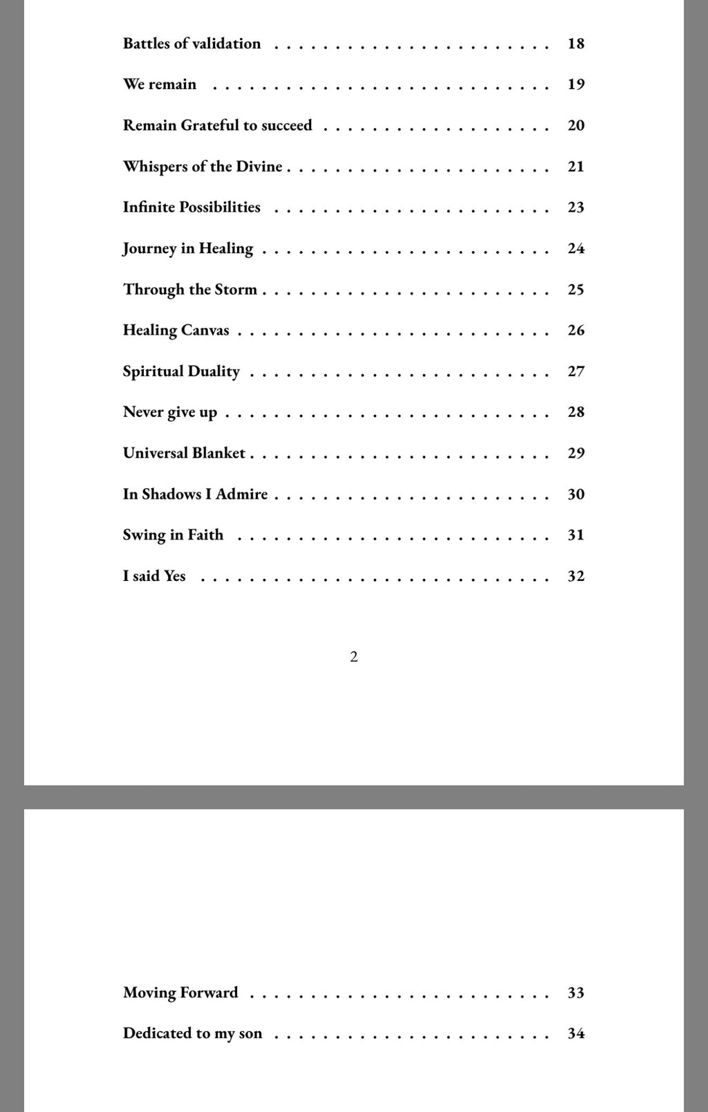 Breath between Wounds